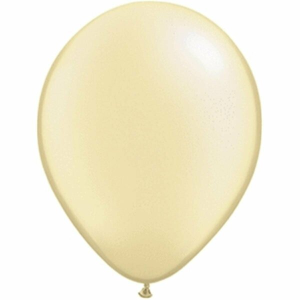 Ss Collectibles 11 in. Pearl Ivory Latex Balloon - Ivory - 11 in. SS3587167